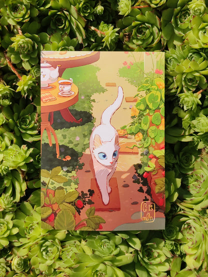 Gatto in Giardino | Stampa 