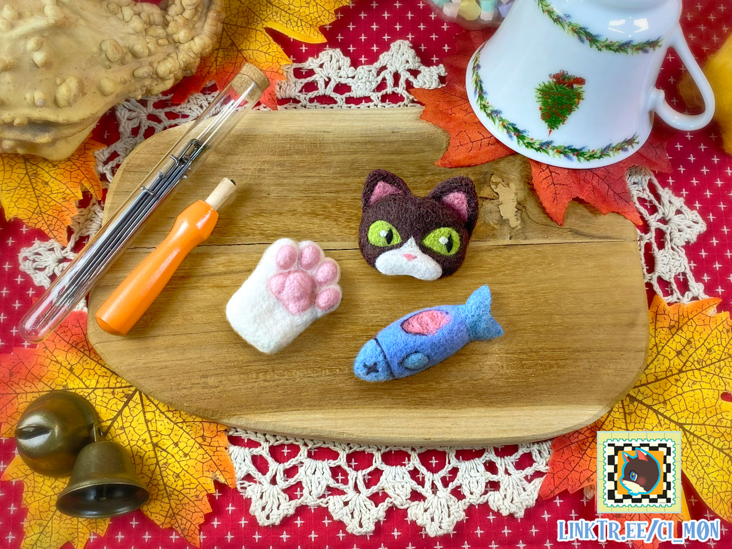 Spille Gatto- Minikit NEEDLEFELT