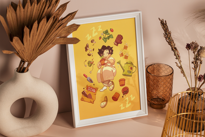 Stampa d'arte Artista Giardiniere