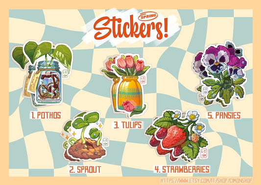 Adesivi in Vinile - Collezione stagionale di articoli di cancelleria