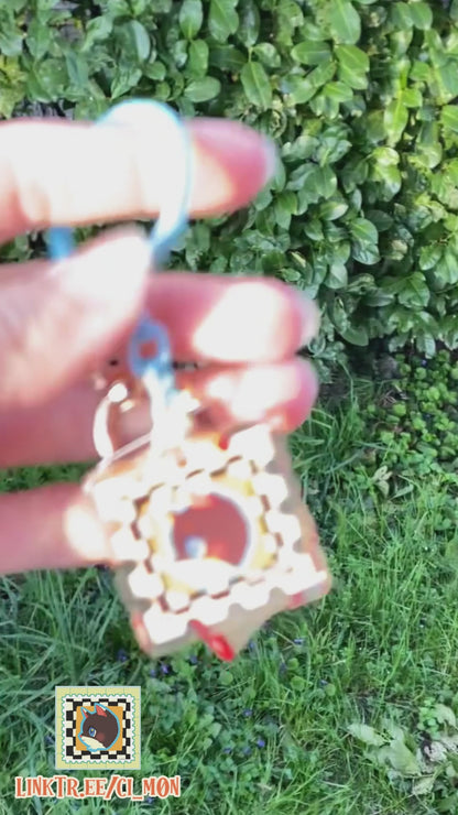 Portachiavi Amici Gatto e Rana