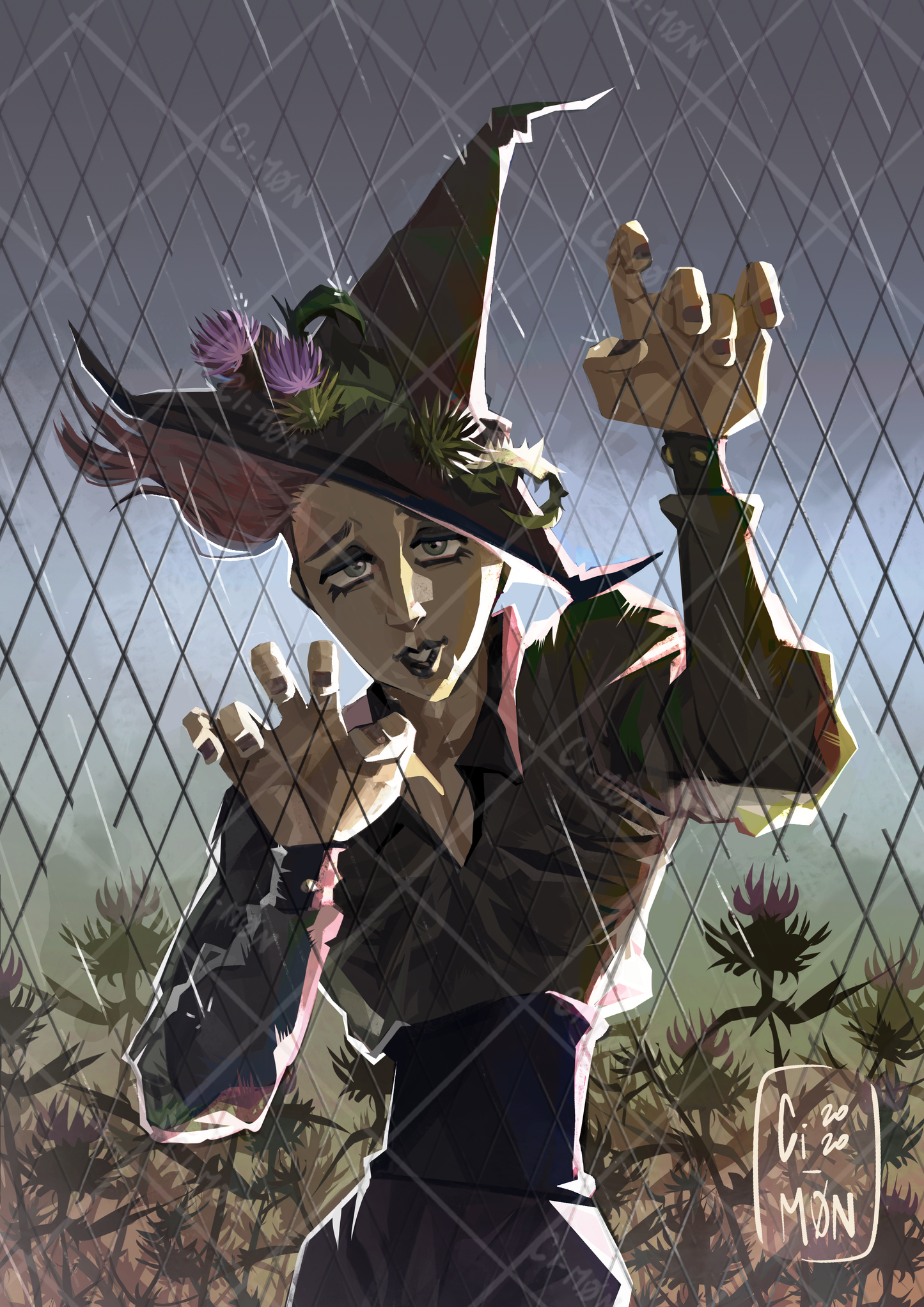 Stampa Strega del Cardo