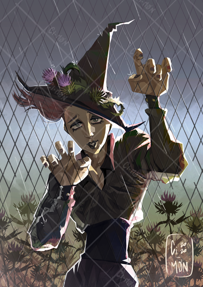 Stampa Strega del Cardo